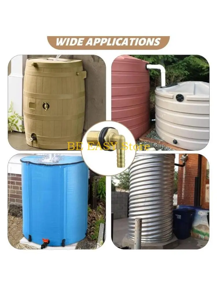 

E28F Латунные соединители для резервуаров для воды. Устойчивый к атмосферным воздействиям латунный адаптер. Простая установка и