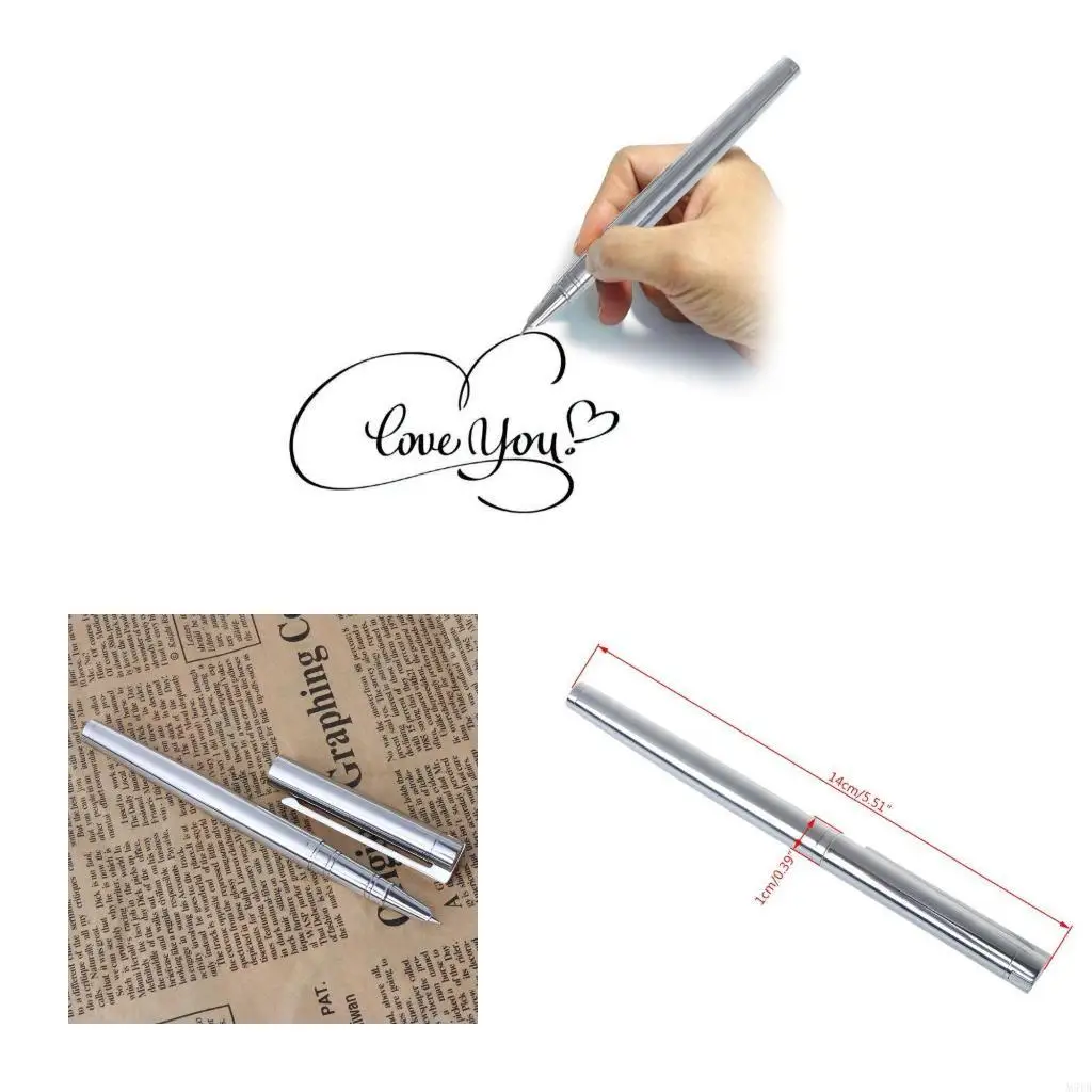 

M5TB Hot Sale Jinhao 126 Executive Complete Silver Fine Hooded Nib Fountain Pen