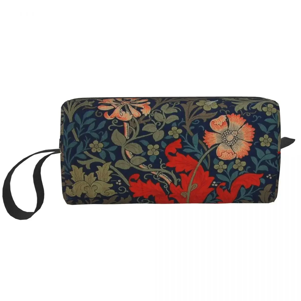 Travel William Morris Compton Floral Art Toiletry Bag Portable Cosmetic Makeup Organizer Women Beauty Storage Dopp Kit Box