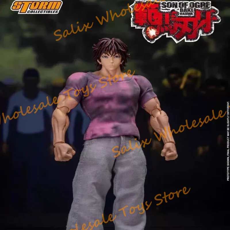 In Magazzino 1/12 Ko Storm Giocattoli Demone Indietro Baki Hanma Anime Action Figure Figure Kibk05 Regali Da Collezione Giocattoli