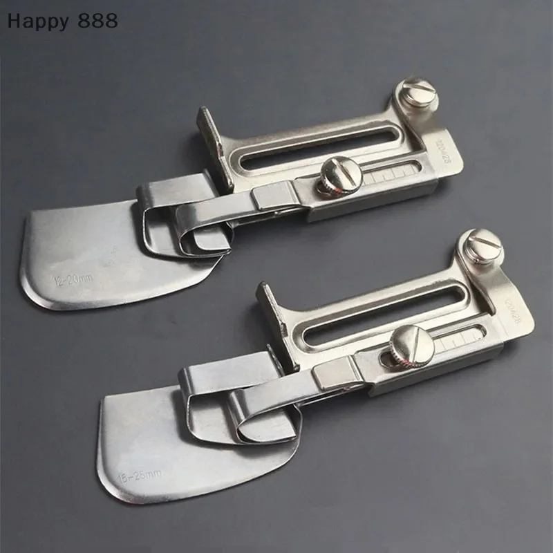 

Adjustable Hemming, Roller Crimping, Folding, And Binding Presser Foot For Domestic And Industrial Flatbed Sewing Machines