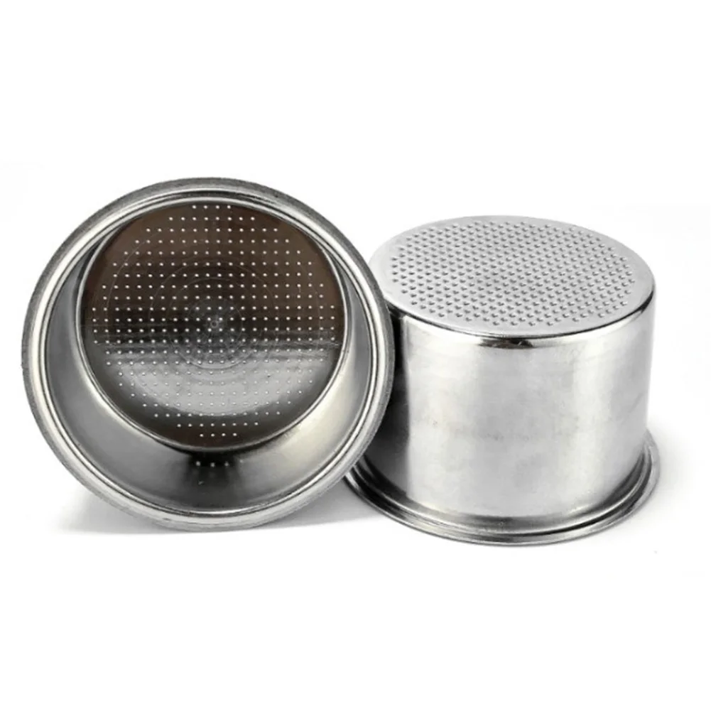 Filter Handle Coffee Powder Bowls Coffee Handle Bowls 1pc 1/2/4 Cups 51mm Accessoires Silver Color For Coffee Machine Portable