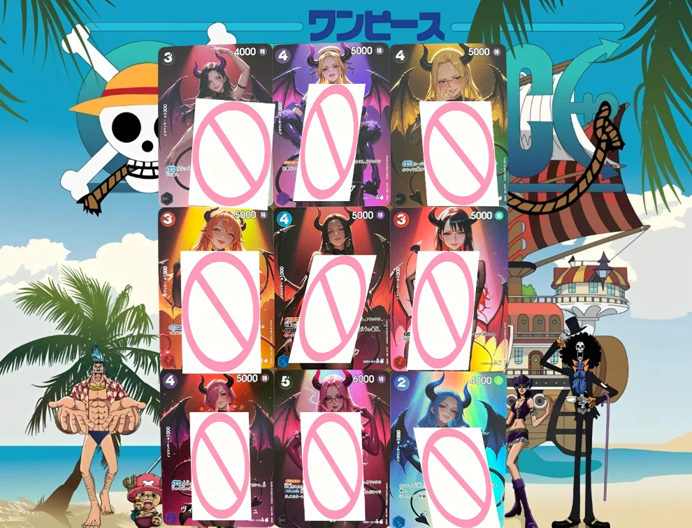 9-piece DIY One Piece M series Nami, Robin, Uta, Perona, Hancock, Yamato Anime Goddess collectible cards games good-looking