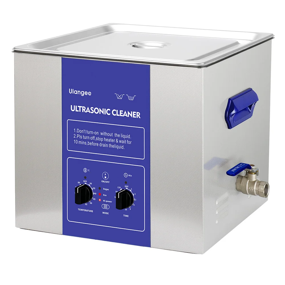 2026 Best Supplier Heated 40khz Ultrasonic Cleaner Jewelry Watch Lens Denture 15l Ultrasonic Bath