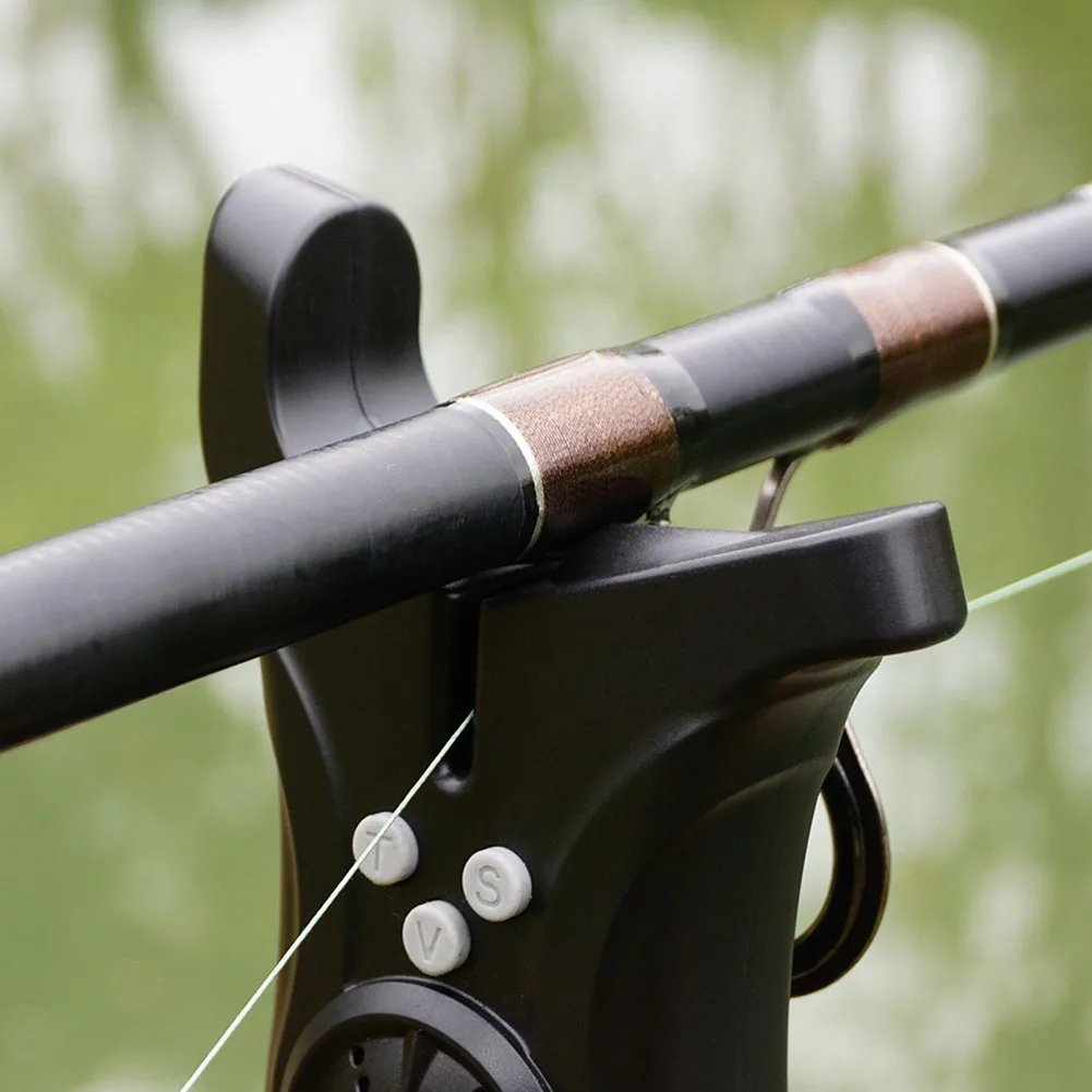 إنذار لدغة الصيد مع تعديلات حساسية حجم لهجة الصوت ومؤشر LED للكشف عن لدغة واضحة على سمك الشبوط