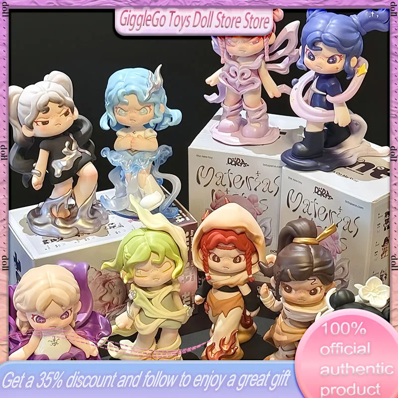 

New Tnt Dora 7th Generation Quality World Wanxiang Series Blind Box Trendy Play Cute Anime Handmade Model Girl Birthday Gift