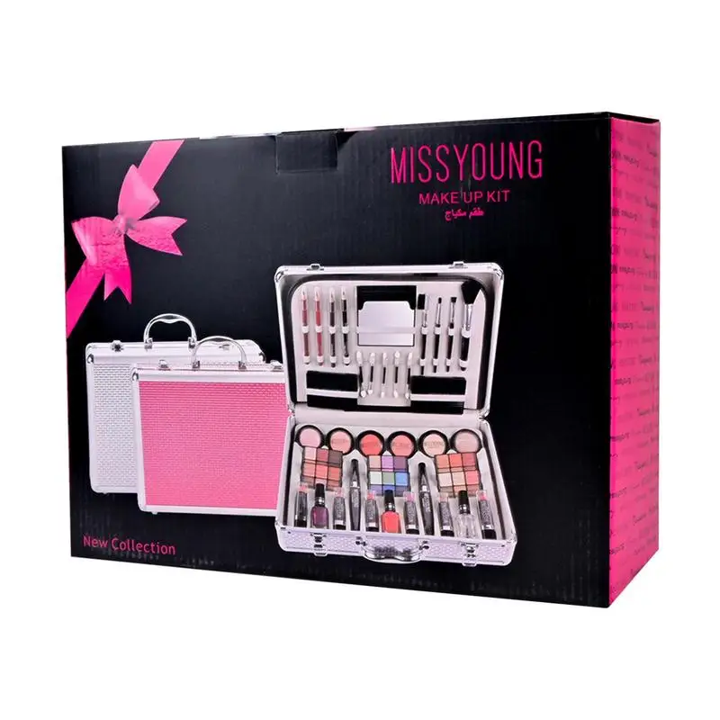 68Pcs All In 1 Makeup Kit With Eyeshadow Palette Blush Lipstick Christmas makeup box For Teen Girls Daily Or Festival