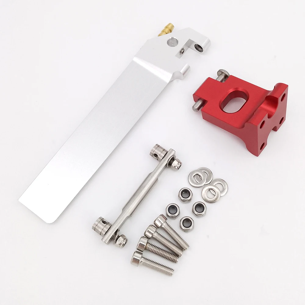 130mm RC Boat Rudder Aluminum Water Pickup Inlet Steering Rudder for RC Racing Boat Speed Catamaran CAT Oval Boat