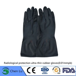 Genuine x-ray protective interventional surgery gloves radiological protection 0.01mmpb disposable ultra-thin gloves