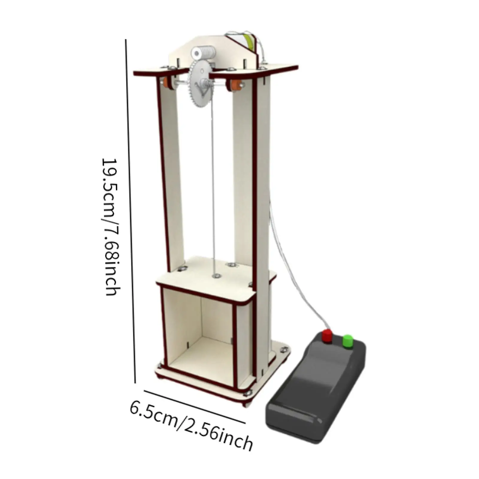 Kits de ciencia de ascensores de madera, kits de construcción de modelos de ascensores DIY para niños