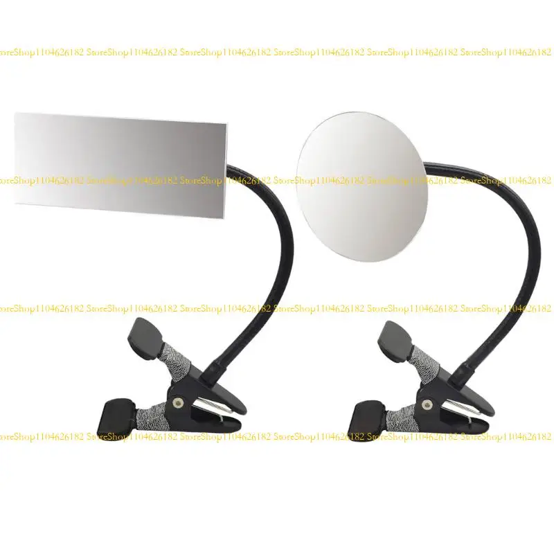 

Q2Q4 Frameless Flexible Clip Glass Mirror for Desktop Safety and Rear View Monitoring
