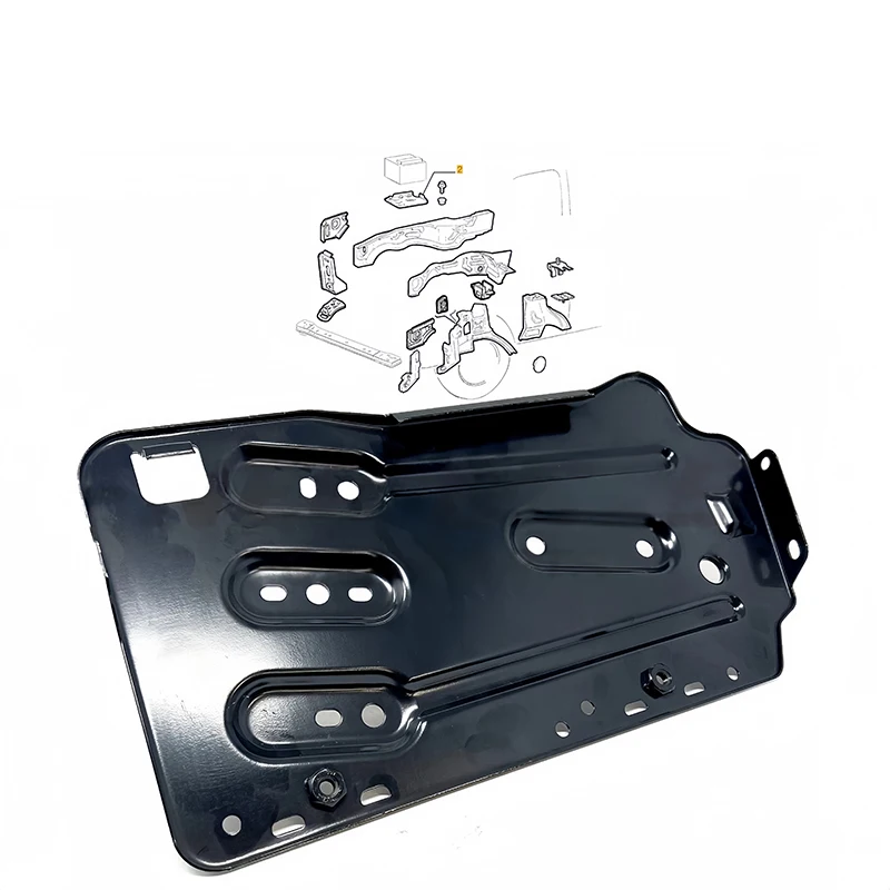 For Peugeot Boxer Citroen Relay Fiat Ducato 1994-2006 Car Battery Tray Plate 7106C1 1329648080 Car Battery Protection Accessorie