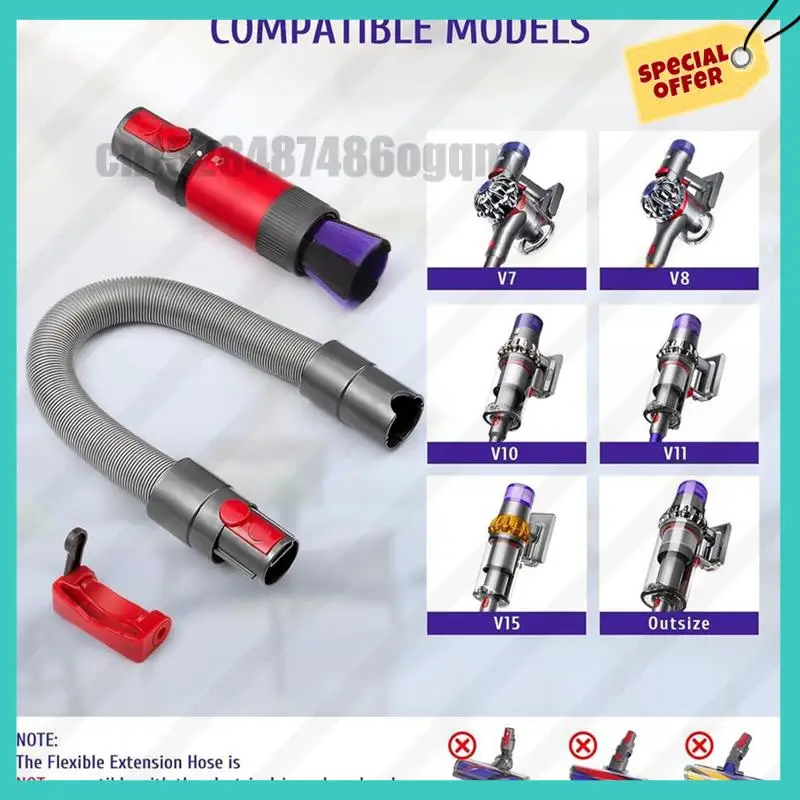 Abjz para aspiradores de pó dyson v7 v8 v10 v11 v12 v15 mangueira universal peças de reposição acessórios aspiradores domésticos