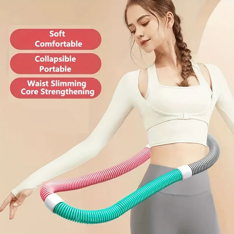 

Effective Weight Loss Spring Fitness Ring - Low Noise, Soft Material Suitable for HomeExercise andBody Shaping AbdominalTrainer,