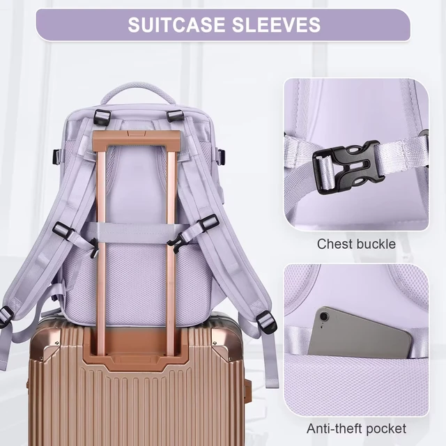 Buylor Travel Backpack for Women 40x25x17 Airplane Cabin Backpack Carry-On Luggage 14inch Laptop Backpack Casual Schoolbackpack 5 Buylor Travel Backpack for Women 40x25x17 Airplane Cabin Backpack Carry-On Luggage 14inch Laptop Backpack Casual Schoolbackpack 5