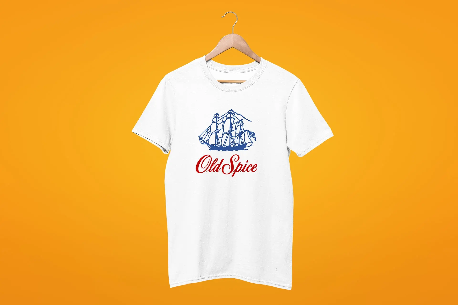 Old Spice Retro Colonia después del afeitado camiseta blanca SweaT s talla S 4XL adulto alta calidad mejor