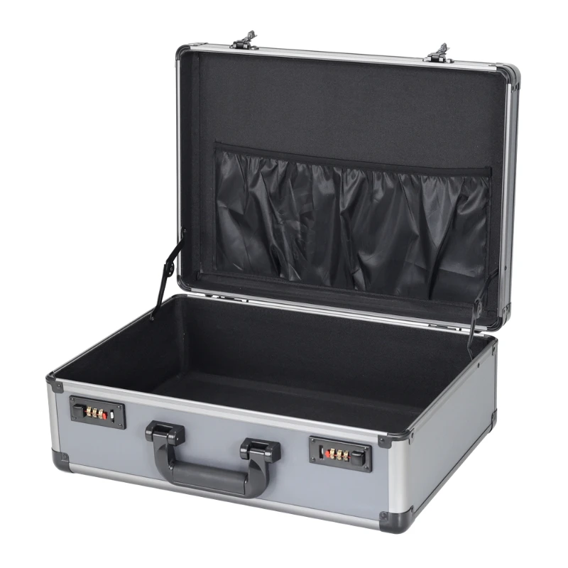 Aluminum alloy toolbox instrument equipment storage box small file safety password box