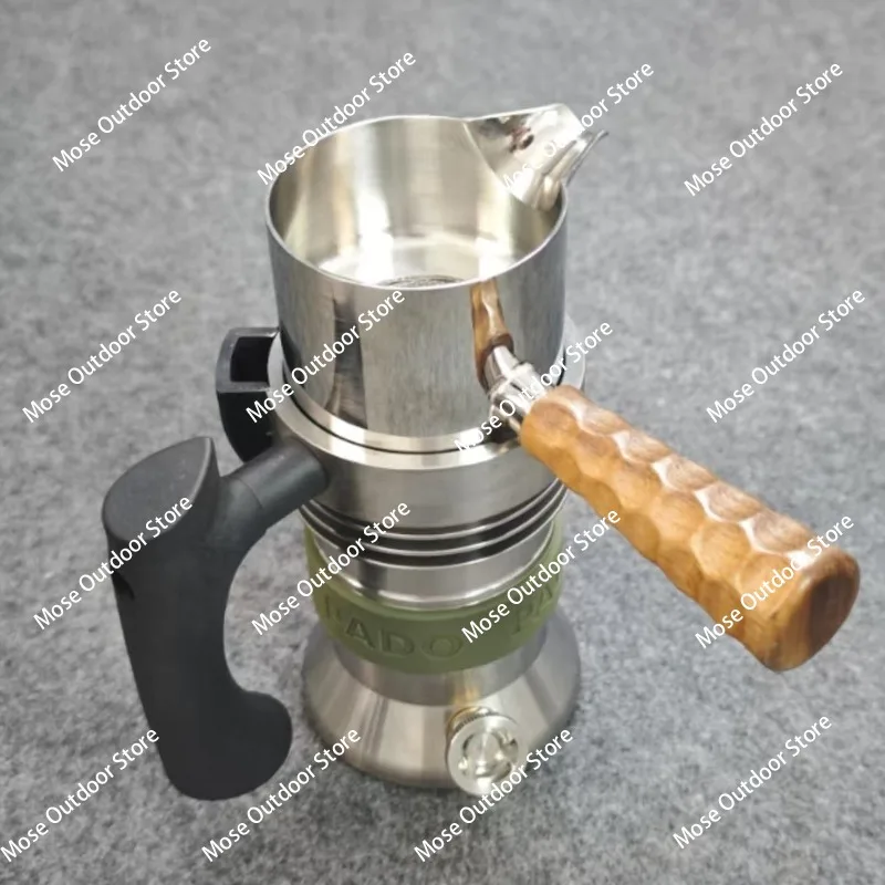 Domestic 9Bar Italian Coffee Pot No Plug Italian Espresso & Latte Extraction, Perfect for Home Brewing High-Quality Coffee Maker