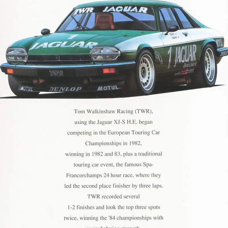 

Hasegawa 20305 1/24 Xj-S H.E. Twr Assembled Car Model Kit Hand Painted Puzzle Toy