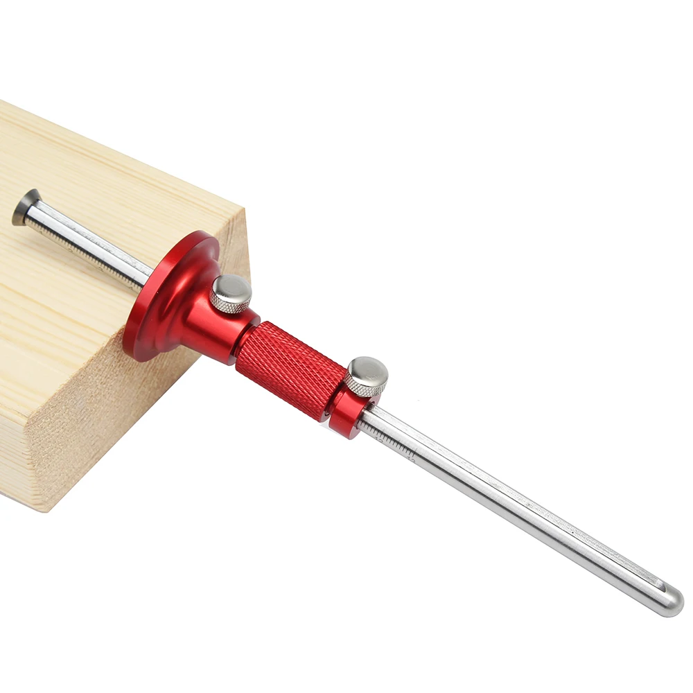 Woodworking European Style Scriber Wheel Marking Gauge with Fine-tuning Carpentry Parallel Line Drawing Mortise Wood Scribe Tool