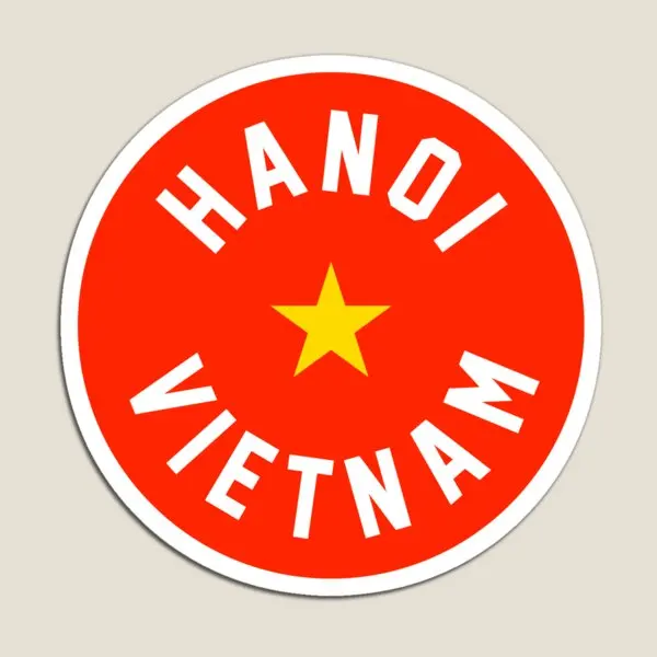 Hanoi Vietnam  Magnet Stickers Funny Baby Cute Kids for Fridge Organizer  Home Children Holder Magnetic Decor Toy Colorful