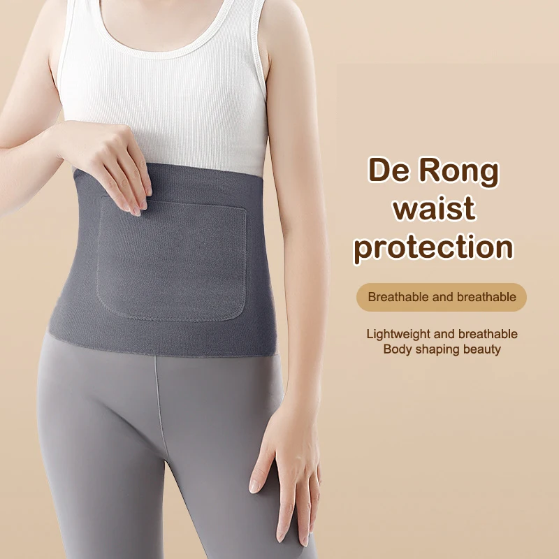 Inner Wear Elastic Thermal Waist Support Cloth High Elastic Kneepad High Elastic Waist Belt Thermal Warmer