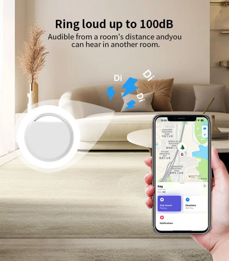 Xiaomi Smart Tag for IOS Apple find my apple with Anti Lost Item Locator for Luggage Suitcase Key Finder Bluetooth Tracker GPS