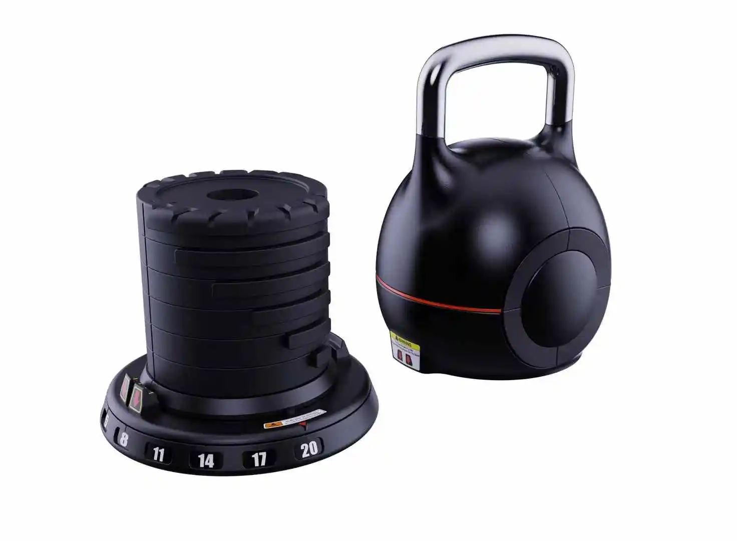 New Design Adjustable Kettlebell for Men and Women 10 kg / 22.5 Lbs 7-Stage Adjustable Customized Color and Logo Available