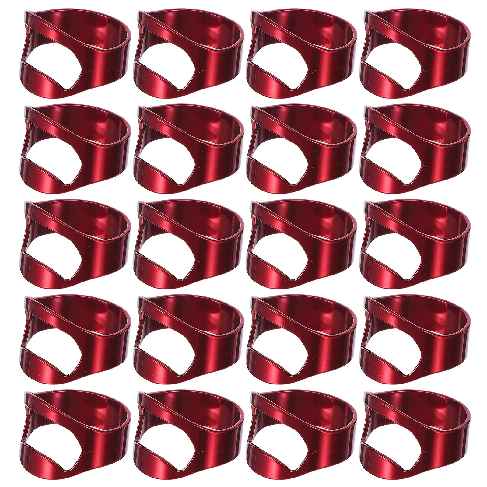 

20Pcs Stainless Steel Bottle Opener Rings Party Jewelry Beer Soda Can Opener Ring for Nightclub Bar Accessories Beverage Tool