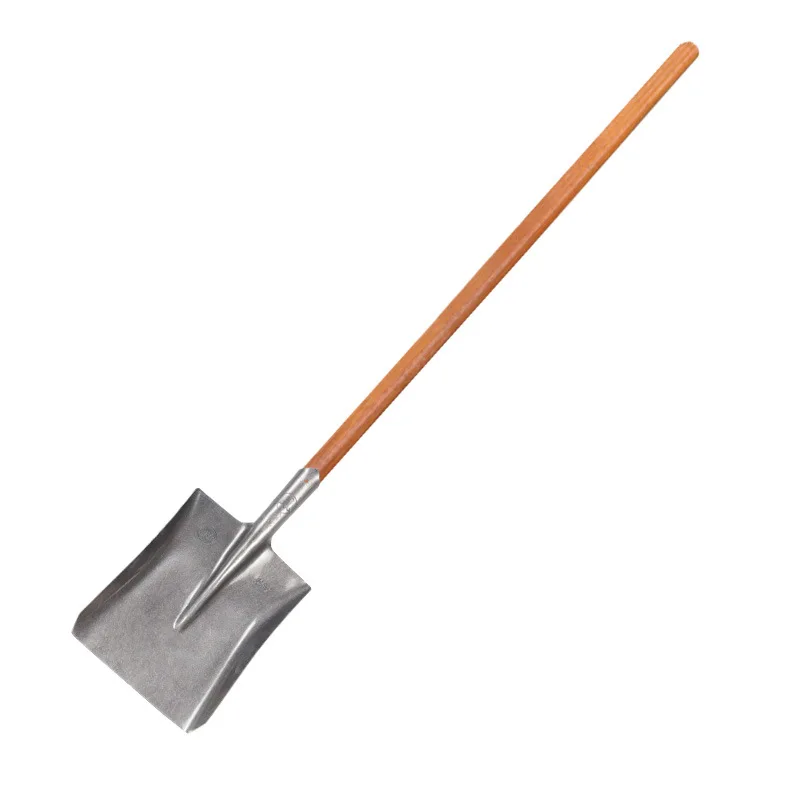 

2025 Shovel, spade, pickaxe, square-headed wooden handle, construction shovel, flat shovel, large-handled square shovel