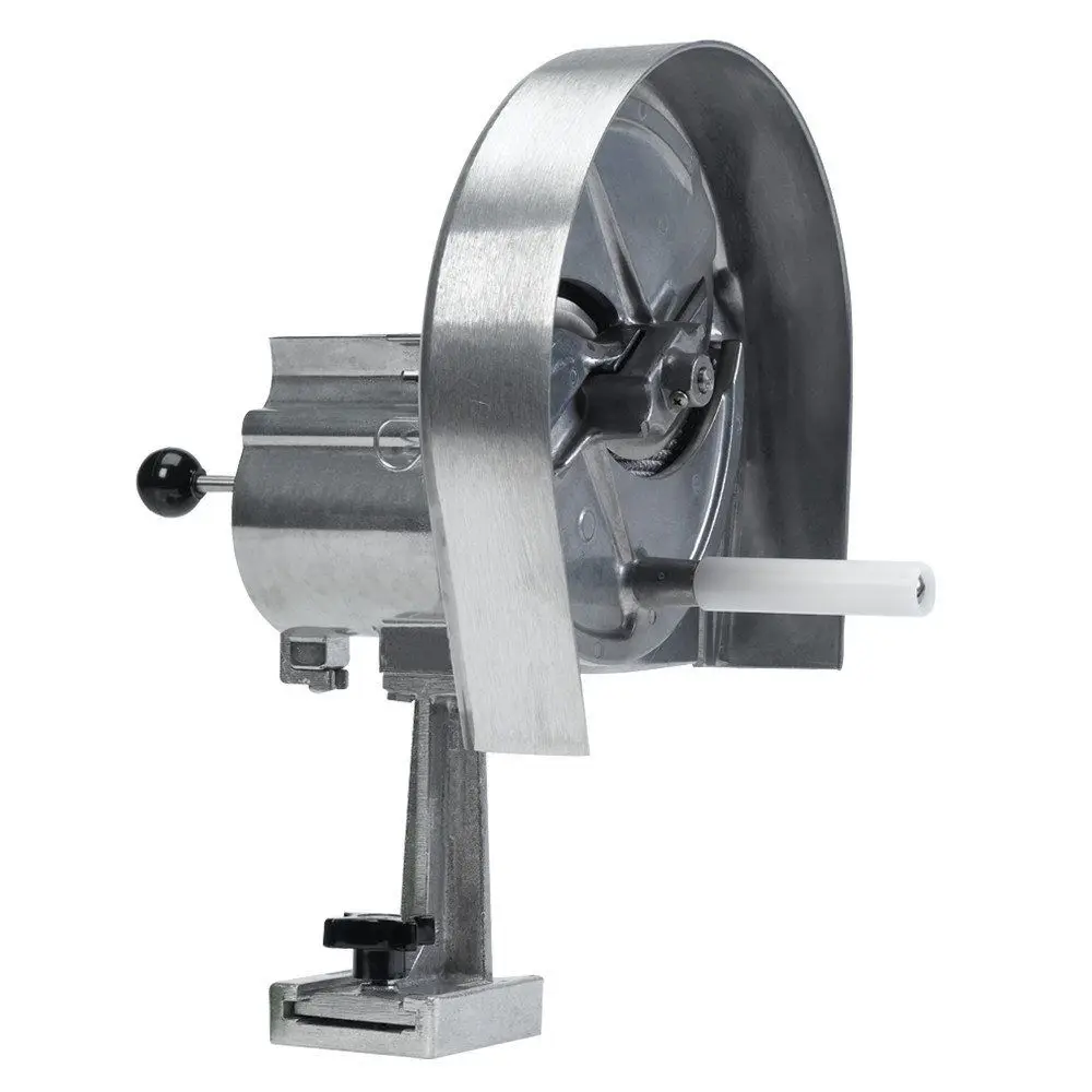 

Aluminum 1 8 1 2 Adjustable Rotary Manual Fruit and Vegetable Slicer, NSF