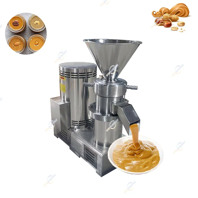 

Commercial Colloid Mill Grinder Pistachio Hazelnut Almond Cashew Nut Sesame Paste Grinding Peanut Butter Making Machine