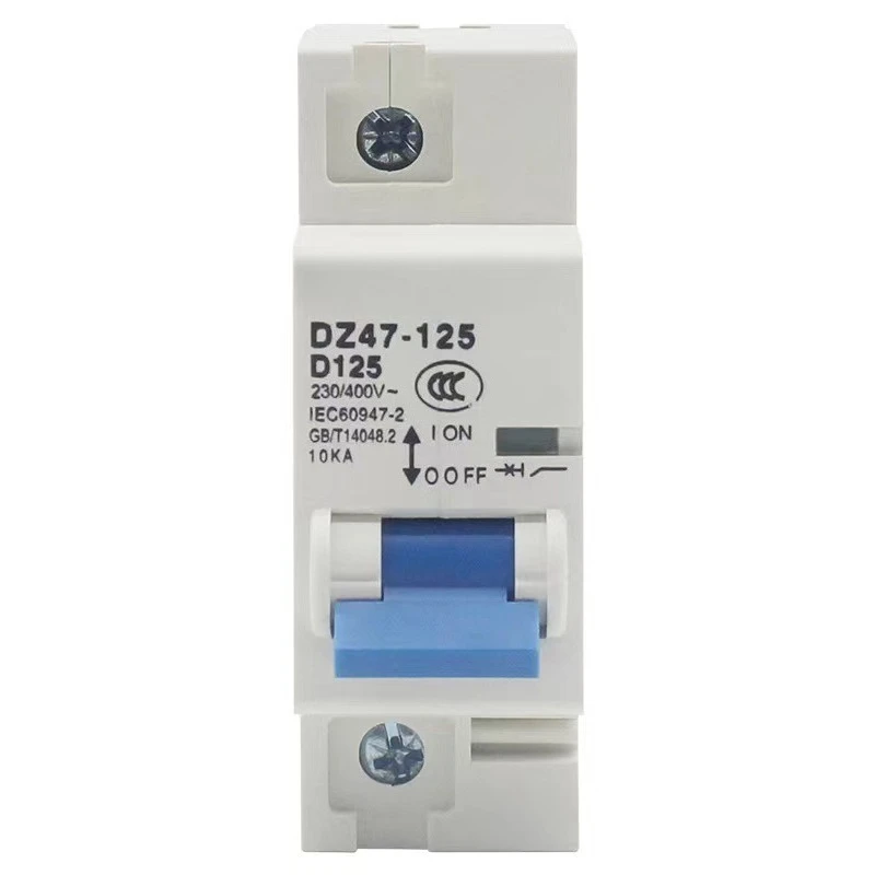 Mini Circuit Breaker RCD Leakage Protection 1P Household Air Switch DZ47  125A 63A  Home Electric Safety MCB