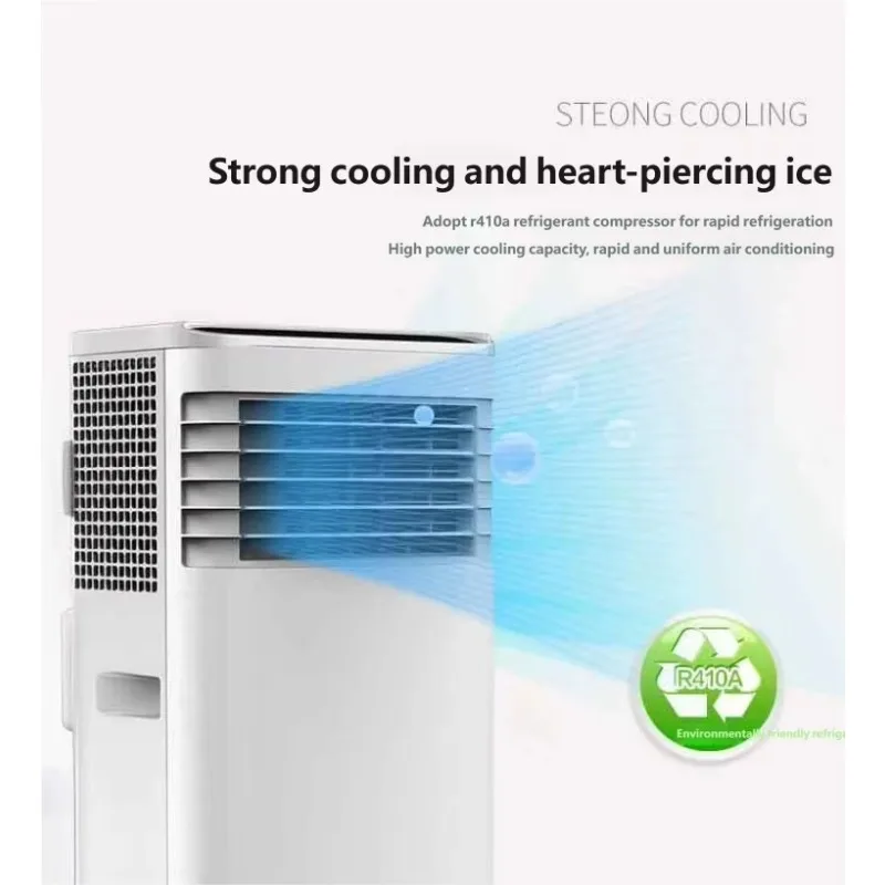 7000BTU All-in-One Cooling&Heating Household Portable Upright Unit No Installation Required Small Size Portable Air Conditioner