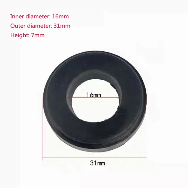 

1x Horizontal 2T 3T Jack Big Leather Bowl Oil Seal Rubber Ring Seal Ring Black Leather Bowl Repair Accessories