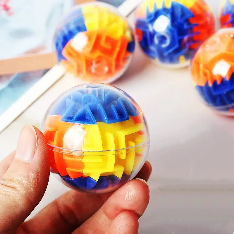 1PC Mini Fun Ball Maze Educational Toys Kids Birthday Party Favors Parent-Child Games Gift Bags Pinata Fillers Boys Girls Prizes