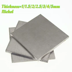 1pcs High Purity 99.99% Electrode Ni Nickel Plate Sheet 100x100mm Can Be Customized Anode Plating Nickel Sheet