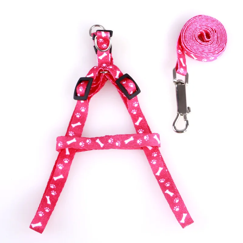 Günstiges Hundeleinen-Set für kleine Hunde, Welpenleinen, Teddy-Hundeleine und Geschirr-Set, niedliches Führseil-Set, Katzen- und Kätzchenleine, Haustierbedarf, Dekoration – Detail 9