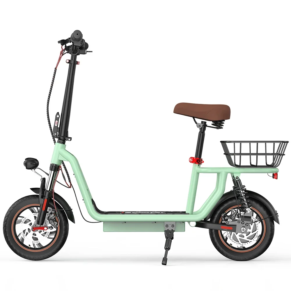 ISCOOTER I12 الكبار سكوتر كهربائي 500 واط موتور E-سكوتر 36V7.5AH بطارية EScooter 12 بوصة الطريق الإطارات سكوتر كهربائي