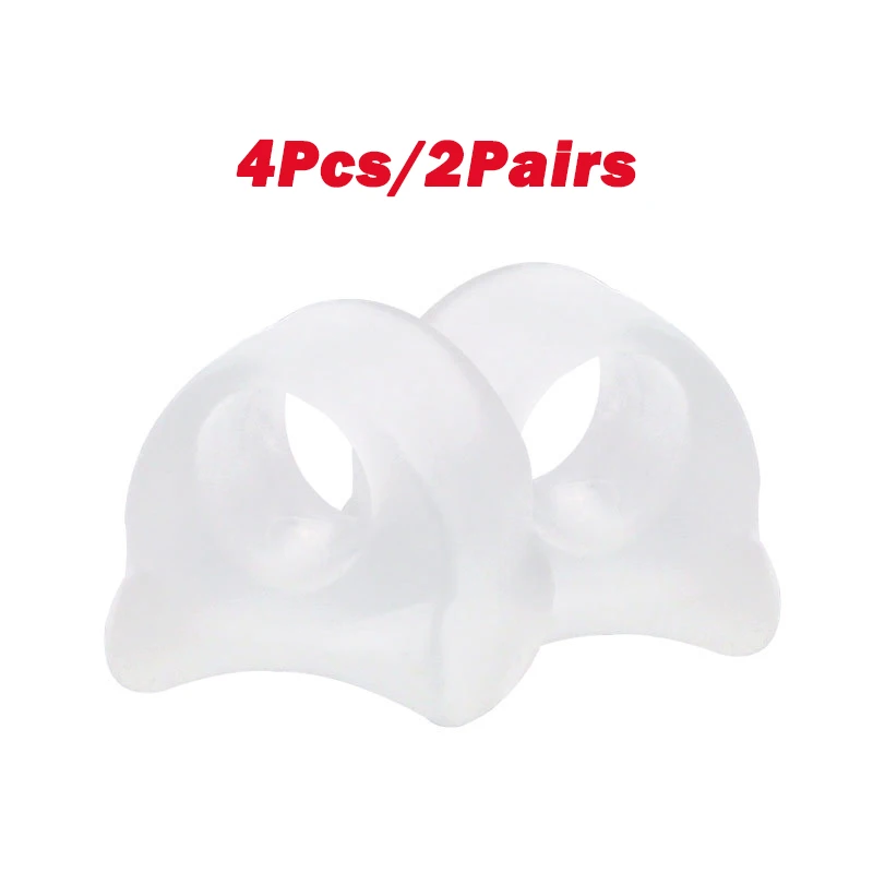 Pexmen 2/4 Stuks Hamerteen Corrector Teen Spalken Realign Gebogen Gekruld Klauw Hamer Tenen Teen Separator Stijltangen voor Mannen en Vrouwen