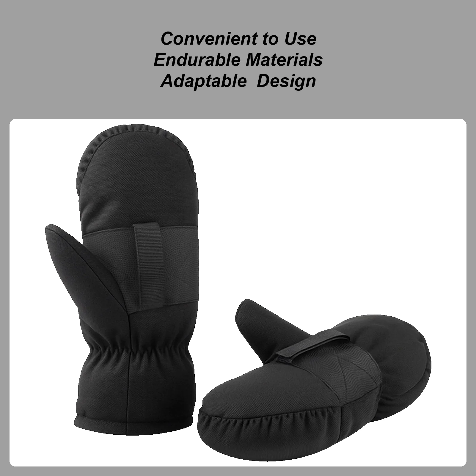 

Перчатки для коляски, ветрозащитные изолированные эластичные варежки, толстые перчатки для коляски для мужчин и женщин, уличная погода, прогулка, исходящие