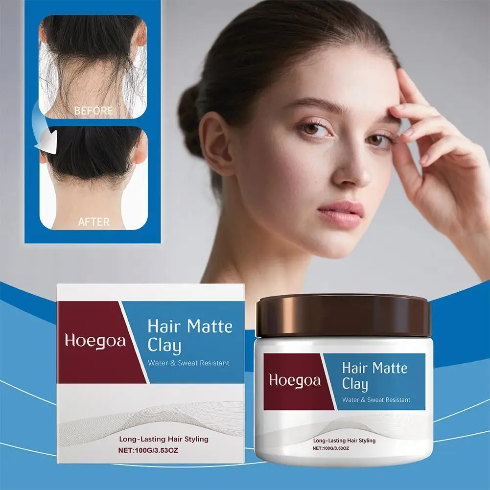 

Матовый воск для укладки волос, стойкая прическа, пушистые волосы, сильная фиксация, освежающие нежирные волосы для мужчин