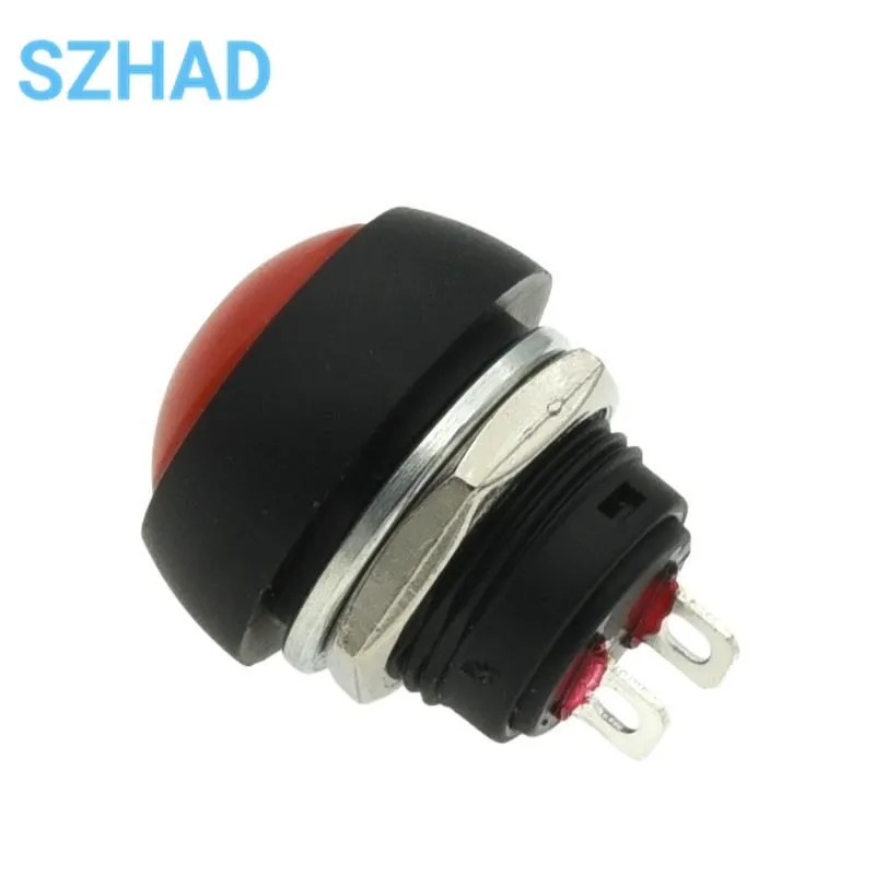 PBS-33B 2Pin Mini Switch 12MM Waterproof Momentary Push Button Switch Since The Reset Non-locking