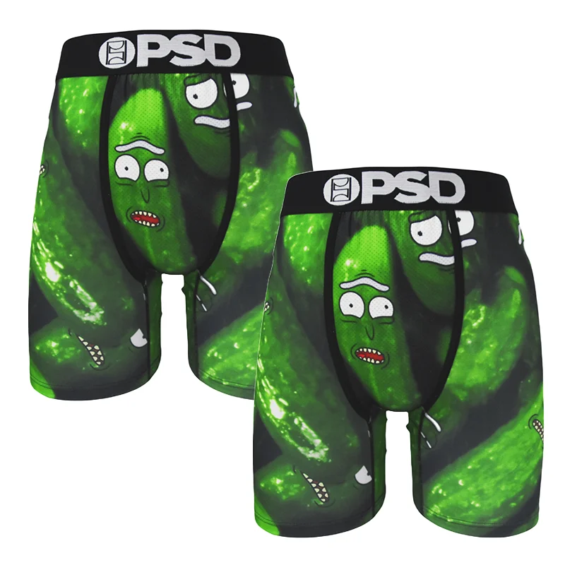 Boxer imprimé à la mode pour hommes, slips Cueca, slips pour hommes, sous-vêtements sexy, slips S-XXL pour hommes, 2 pièces