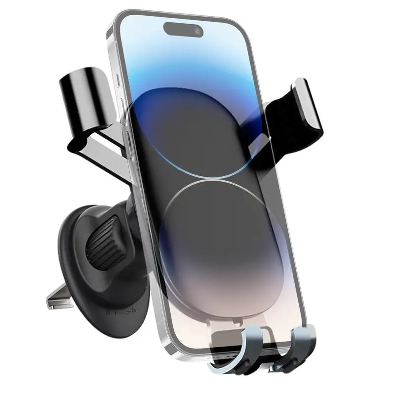 الأيدي الحرة تنفيس الهواء أصحاب الهاتف المضادة للانزلاق قبضة آمنة الهاتف الخليوي السيارات مهد حامل هاتف آمن القيادة السيارات