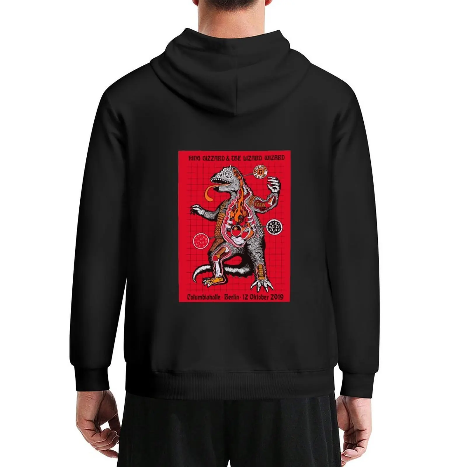 

King Gizzard and The Lizard Wizard Berlin Gig Poster Hoodie men's sweat-shirt set men's clothes clothes for men mens hoodies