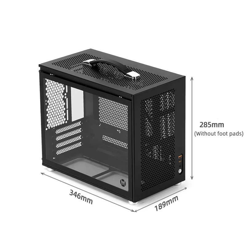 Imagem -06 - Lojcube 18.6l Refrigerador de ar Portátil 240 280 Aio Chassi Atx Psu Matx Caixa do pc Caixa do Computador Mestre do Mecânico If17