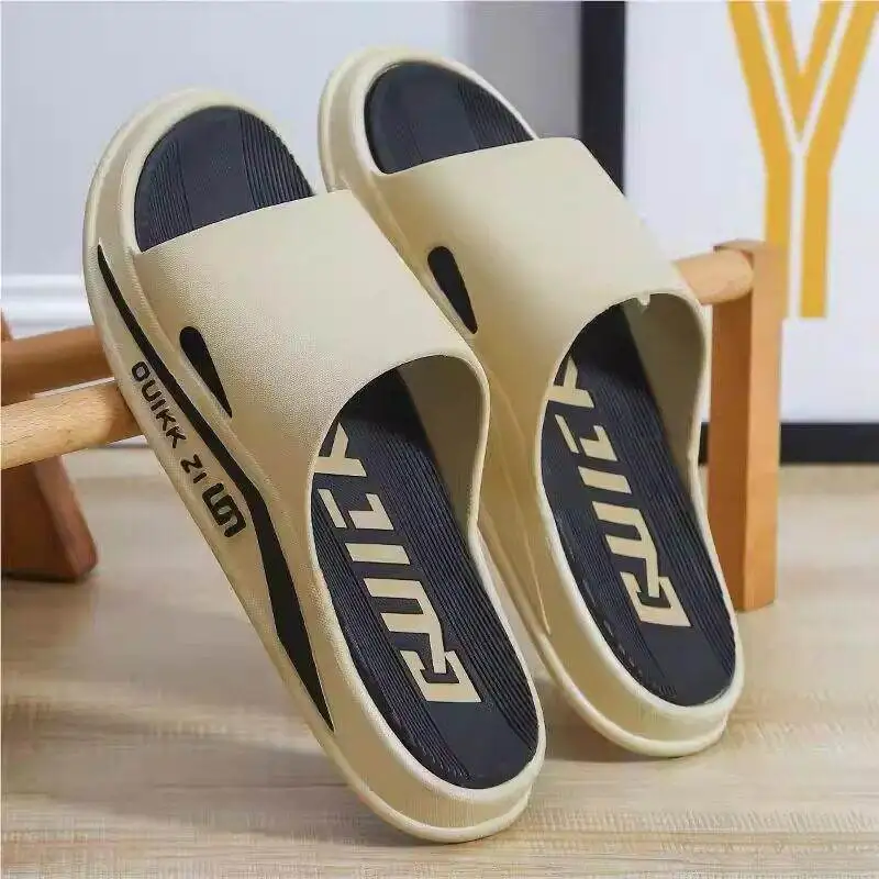 

Anti-Slip Wear-Resistant Plastic Slippers ex Summer Sandals Thiened Cow Tendon Bot No Odor Outdoor Slippers