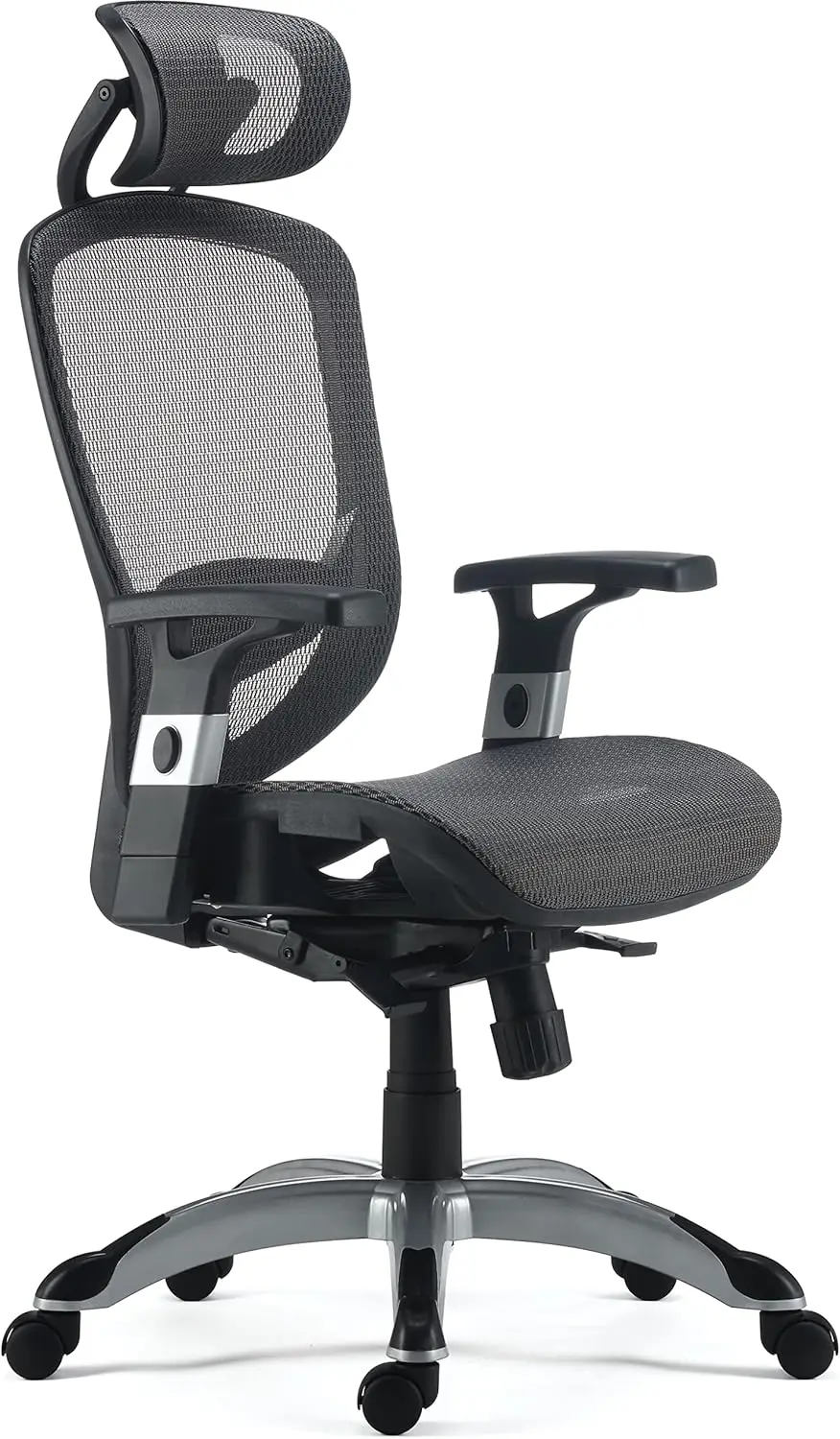 Flexfit Hyken Mesh Task Chair, Charcoal Gray, 2/Pack (Un59464V-Ccvs)