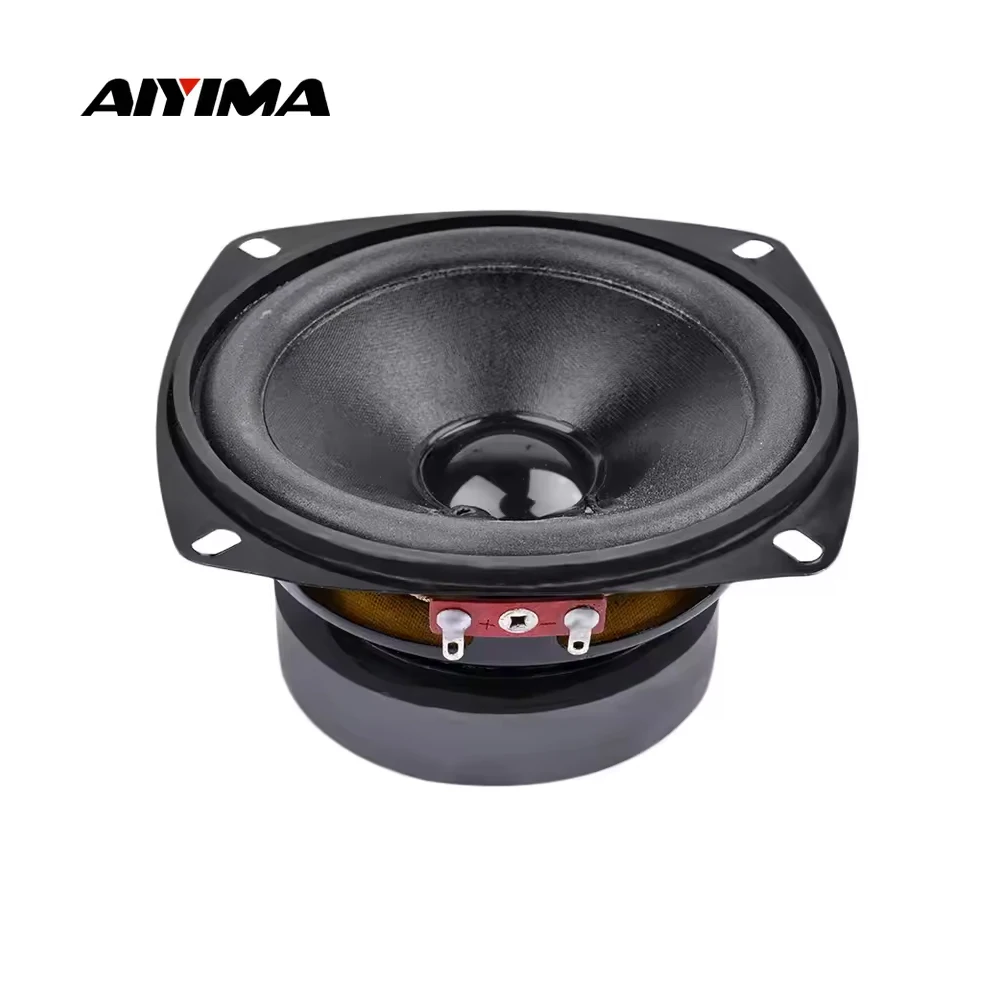 AIYIMA 1 Pz 4 Pollici Audio Subwoofer Altoparlante 50 W 8 ohm Woofer Midrange Bass Altoparlanti Del Computer Per Il Sistema Audio Home Theater